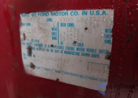 1987 Ford Ranger из США, поврежденный, VIN 000000F10GUAJ2988